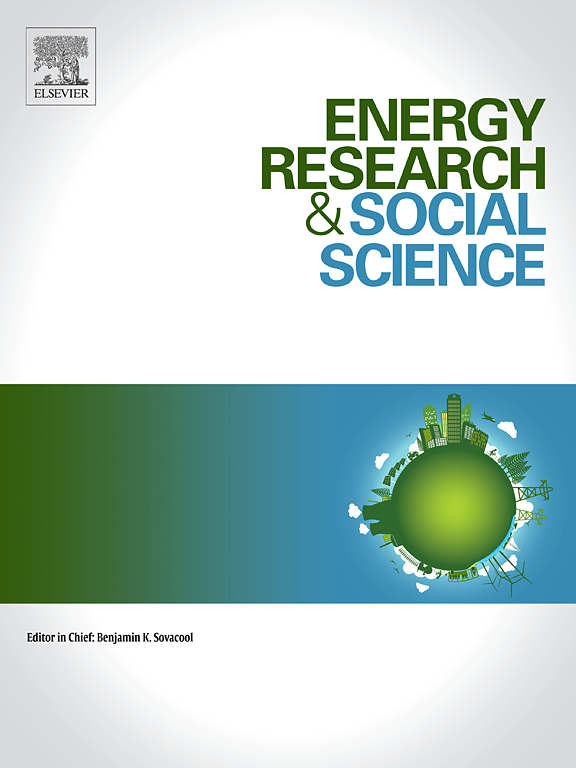 Go to journal home page - Energy Research & Social Science